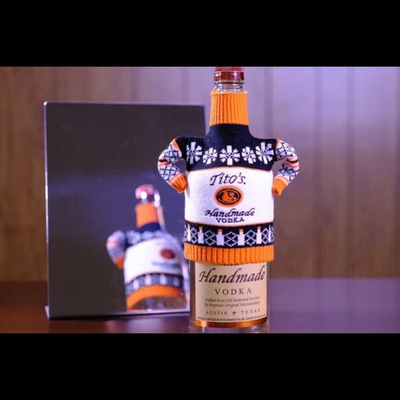 Titos Bottle Sweater | Color: Black/Orange | Size: Os | Mrmole3's Closet